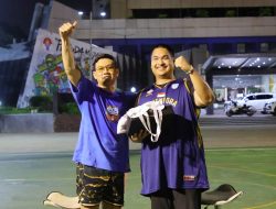 Denny Sumargo Merasa Terhormat Bisa Maen Basket Bareng Dengan Menpora Dito