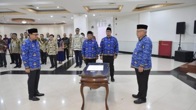 Sesmenpora Ambil Sumpah Jabatan dr. Bayu Rahadian Sp.Kj