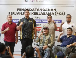 Menpora Dito Saksikan Penandatanganan Perjanjian Kerja Sama Antar Kemenpora Dengan NPC