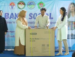 DWP Kemenpora RI Beri Bantuan Kursi Roda Kepada SLB YDBA
