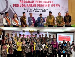 Pertukaran Pemuda Antar Provinsi (PPAP) tahun 2024 Diikuti 70 Orang Peserta Dari 36 Provinsi