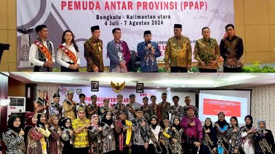 Pertukaran Pemuda Antar Provinsi (PPAP) tahun 2024 Diikuti 70 Orang Peserta Dari 36 Provinsi