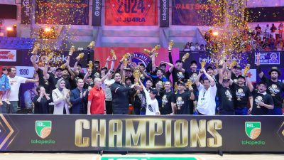 Tim Basket Pelita Jaya Jakarta Jadi Juara IBL Tokopedia 2024, Tanggerang