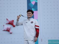 Dengan Waktu 4,75 Detik Veddriq Jadi Juara Cabor Panjat Tebing,Olimpiade Paris