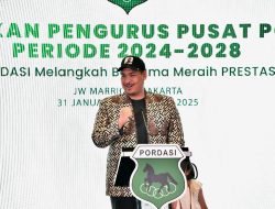 Menpora Dito Menghadiri Pelantikan PP Pordasi