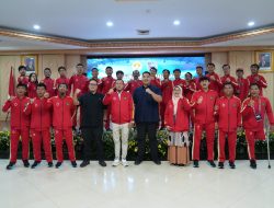 Menpora Dito Melepas Timnas Sepak Bola Amputasi Ke Amputee Football Asian Championship 2025