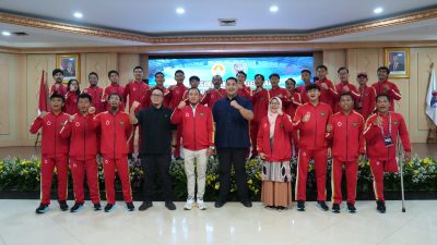 Menpora Dito Melepas Timnas Sepak Bola Amputasi Ke Amputee Football Asian Championship 2025