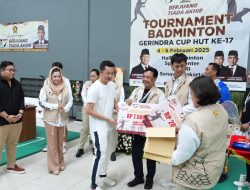 Wamenpora Taufik Saksikan Dan Bertanding Eksibisi Di Gerindra Cup 2025