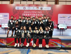 Tim Beregu Floret Putri Jepang Raih Mendali Emas Uasai  Tundukkan China 36 – 24 Pada Kejuaraan Anggar Asia 2025