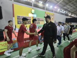 Menpora Dito Saksikan Simulasi Persiapan Tim Bulu Tangkis Indonesia Hadapi Piala Sudirman 2025