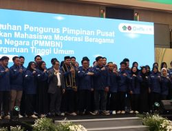 Sekjen Kemenag Kukuhkan PMMBN Massa Bakti 2025-2028